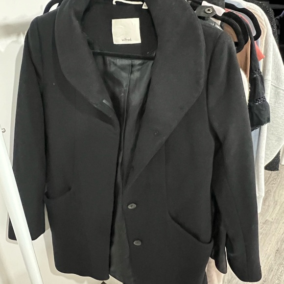 Aritzia Cocoon Coat size Small black - Picture 4 of 5